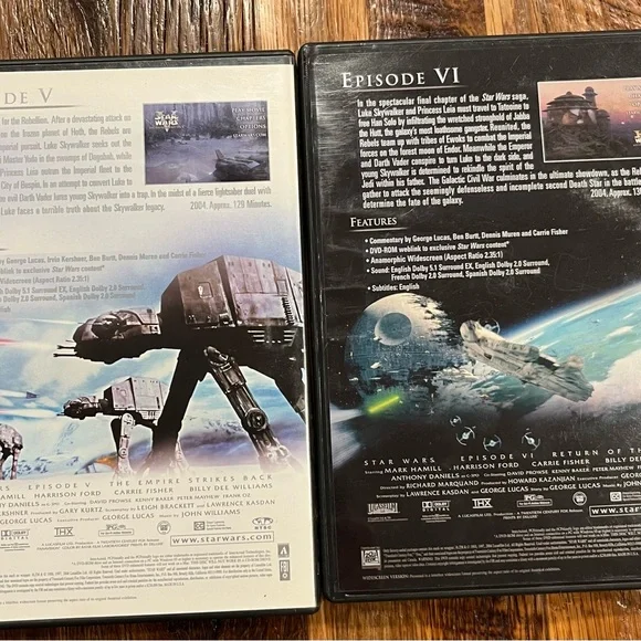 Star Wars Trilogy DVD Set, 4 Discs - Picture 5 of 11